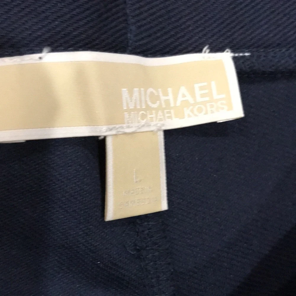 MICHAEL Michael Kors Women Pants Size L Midnight Blue - Picture 5 of 12